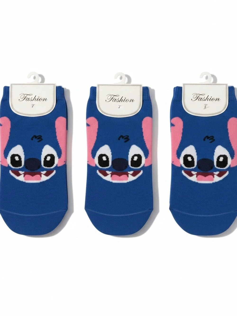 BUNDLE of 3 Unisex‎ Kids Stitch Theme Socks Lilo & Stitch Disney Parks Size 2-5
